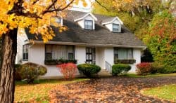 House during Autumn