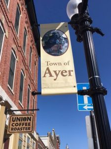 Town of Ayer street banner