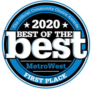 2020 Best of the Best of MetroWest First Place Winner 2020