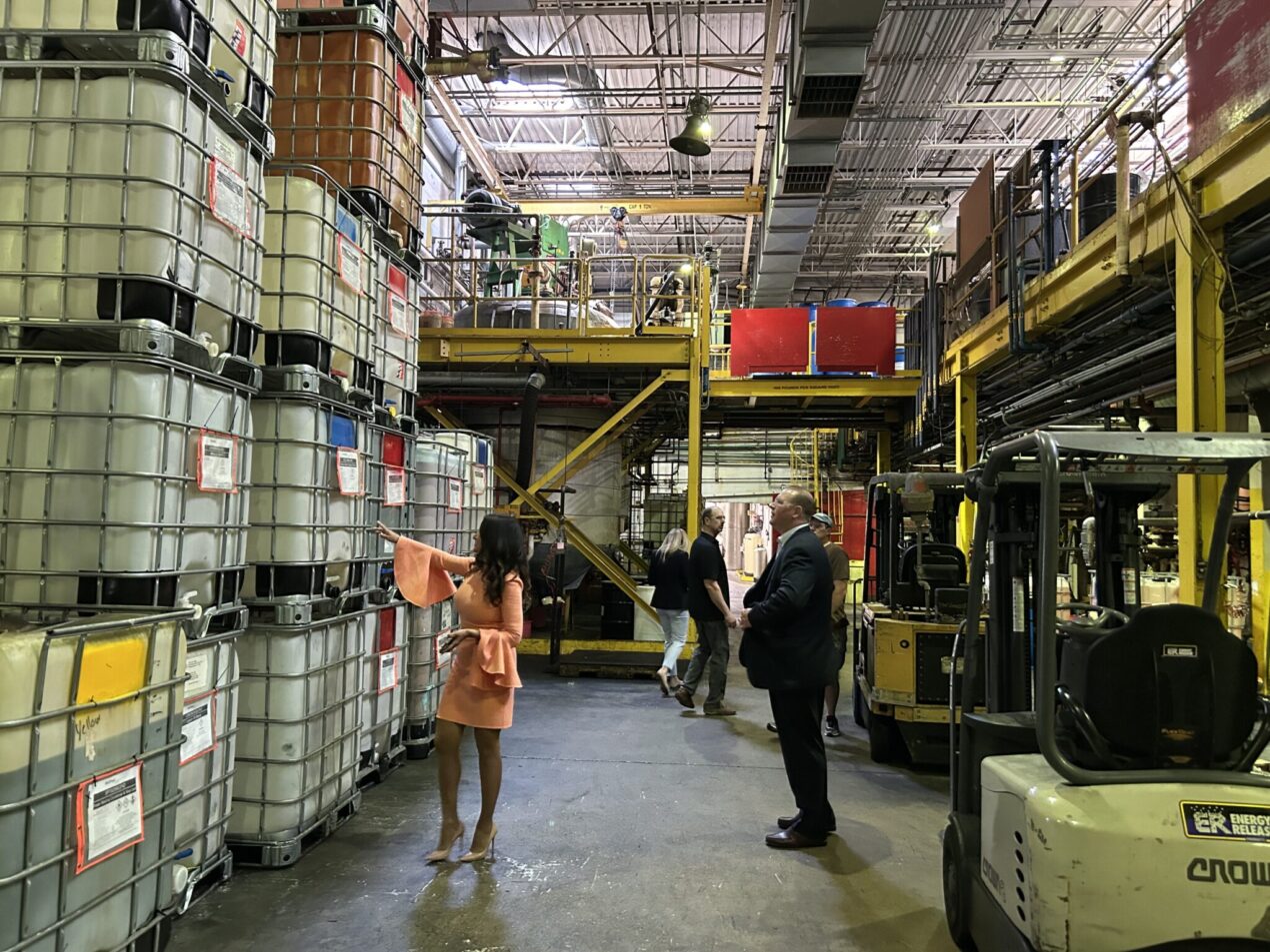 Small business banking partnership and tour of Hi-Gear Products manufacturing facility in Leominster, MA.