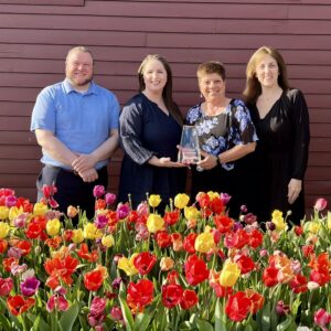 Video Connect virtual banking team at Main Street Bank with the Human Connection Award